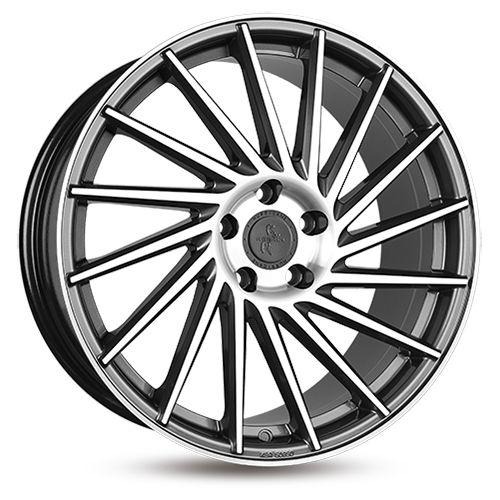 KESKIN WHEELS KT17 HURRICANE palladium front polished 8.0Jx18 5x112 ET45