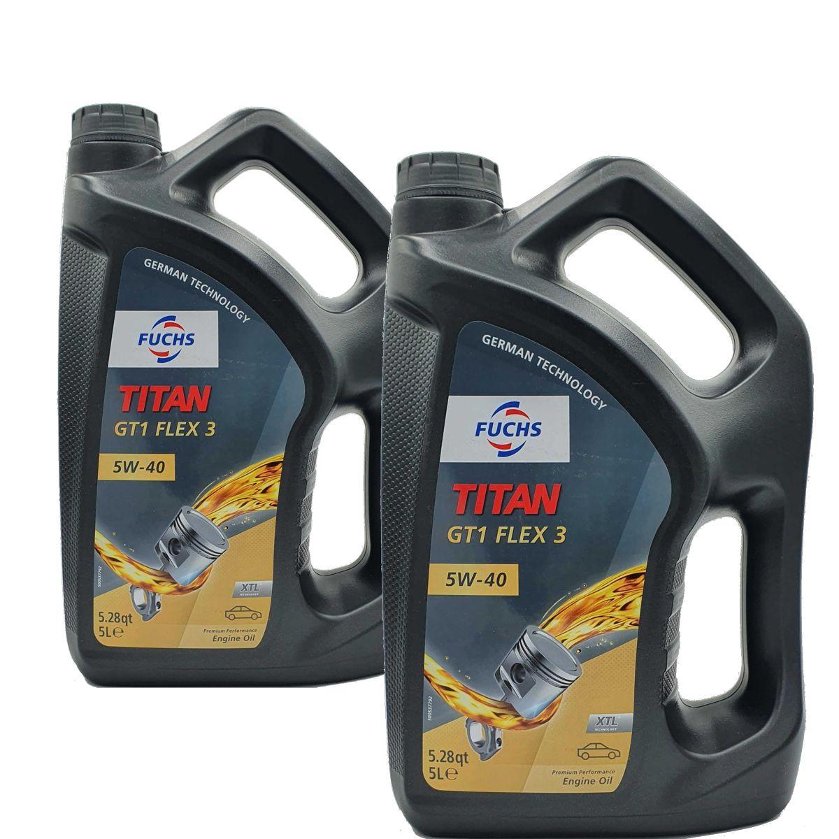 Fuchs Titan GT1 Flex 3 5W-40 2x5 Liter