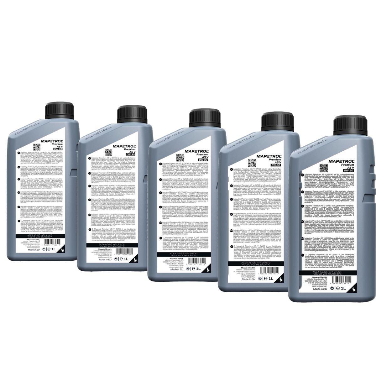 Mapetrol Premium A5 V 0W-30 5x1 Liter