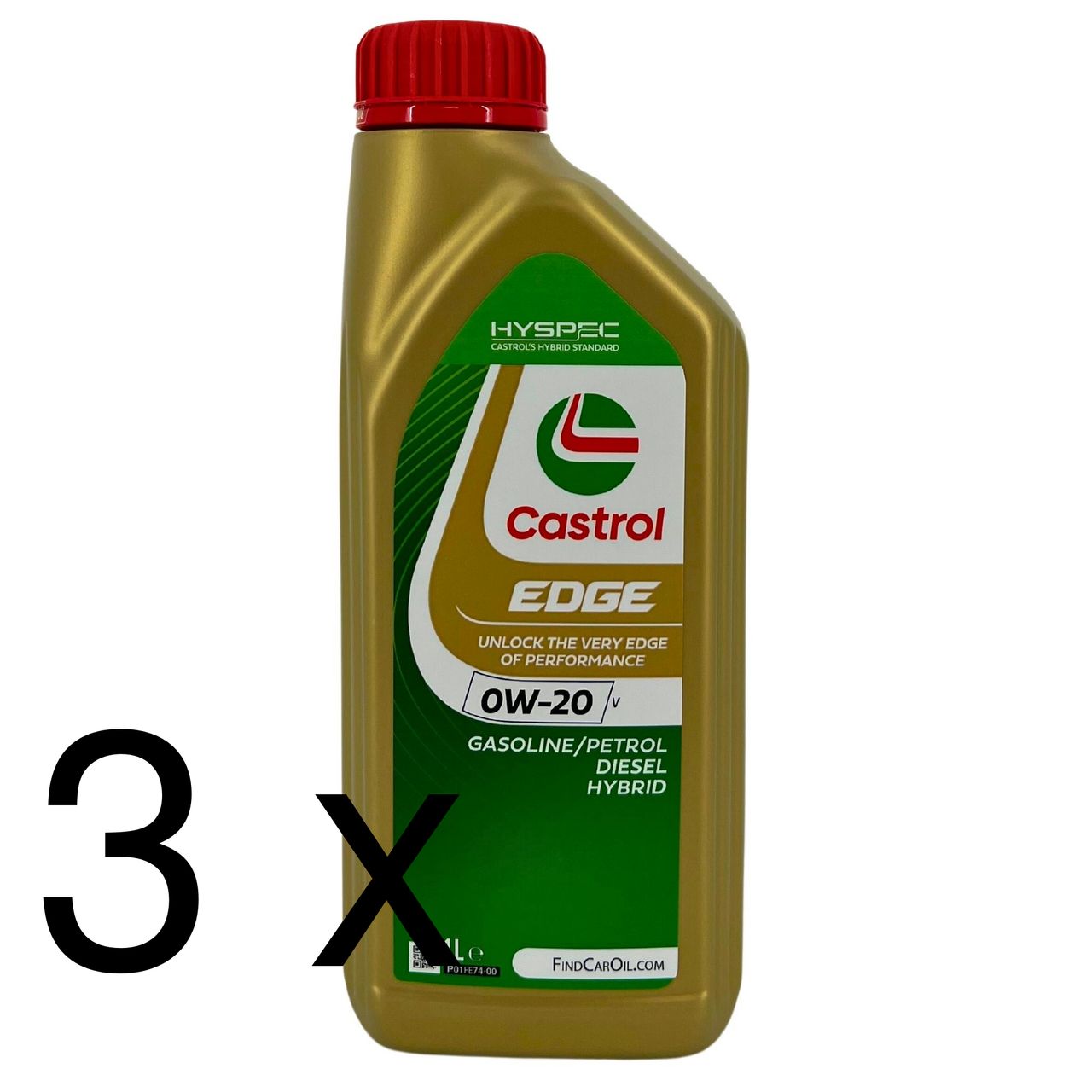 Castrol Edge 0W-20 V 3x1 Liter