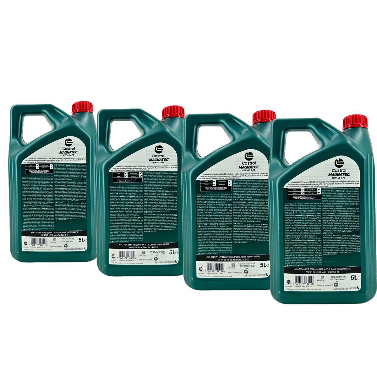 Castrol Magnatec 10W-40 A/B 4x5 Liter