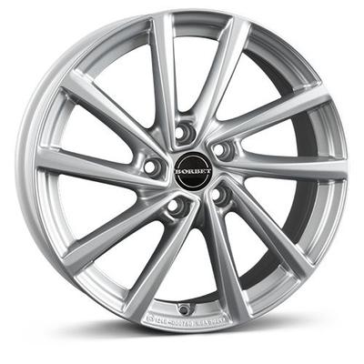 BORBET DESIGN V kristallsilber 7.0Jx19 5x112 ET43