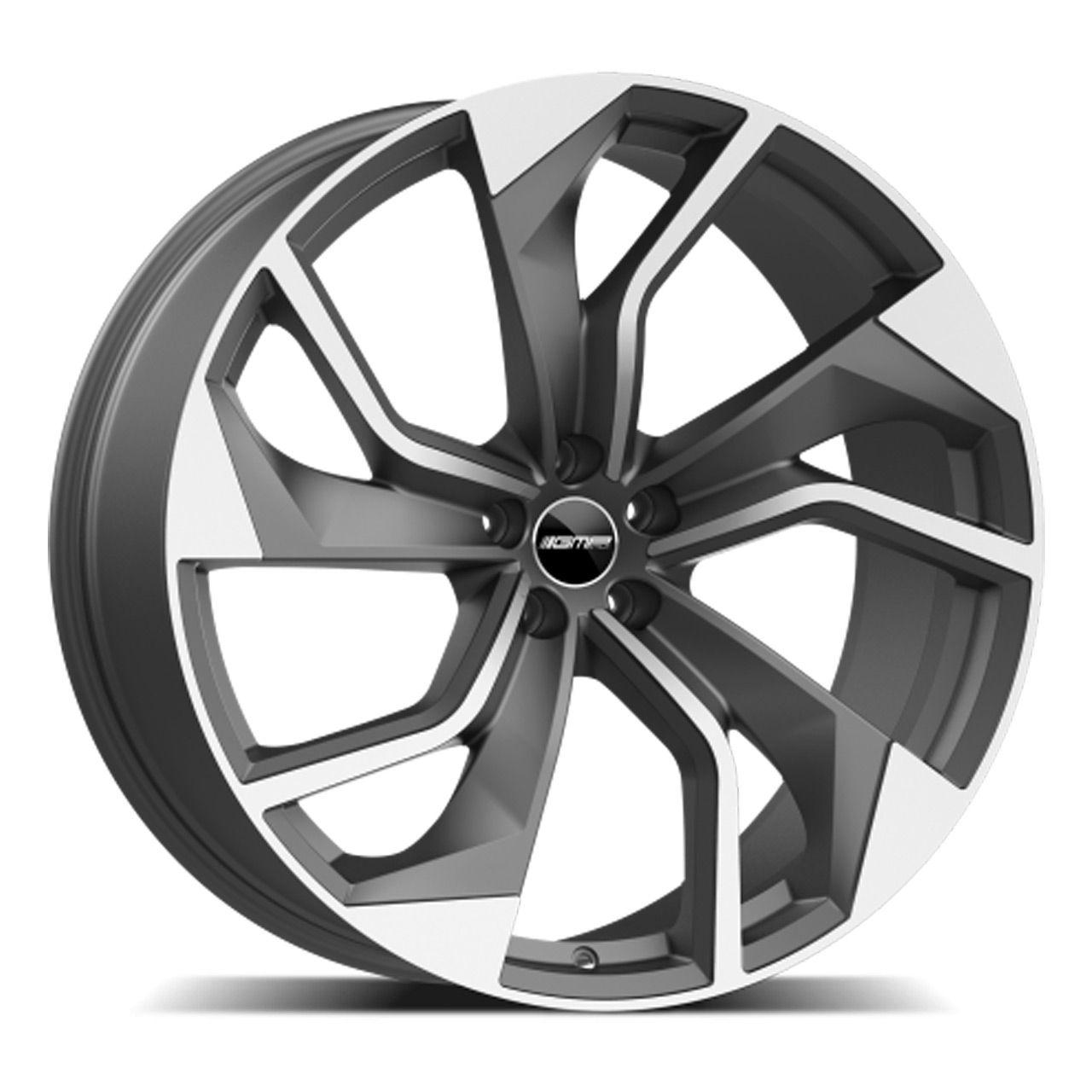 GMP REBEL matt anthracite polished 8.5Jx21 5x112 ET40