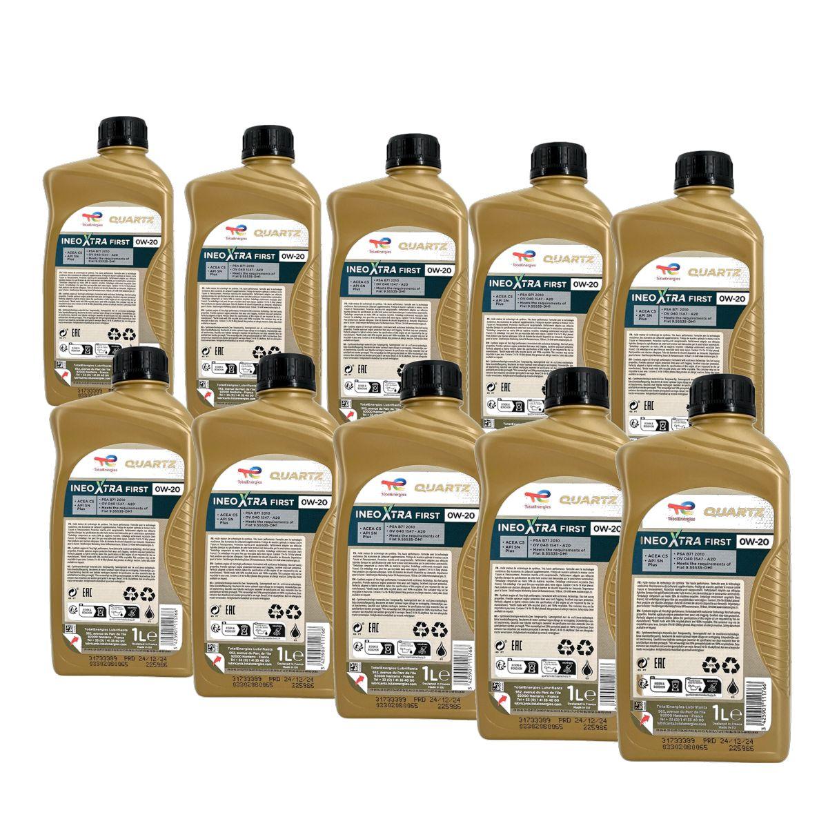 Total Quartz Ineo Xtra First 0W-20 10x1 Liter