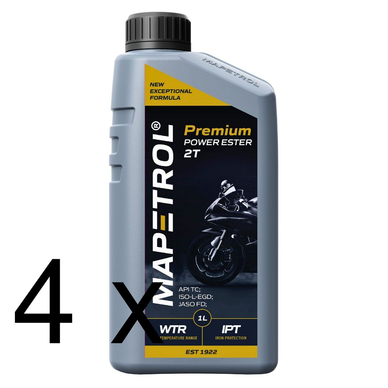 Mapetrol Premium Power Ester 2T 4x1 Liter