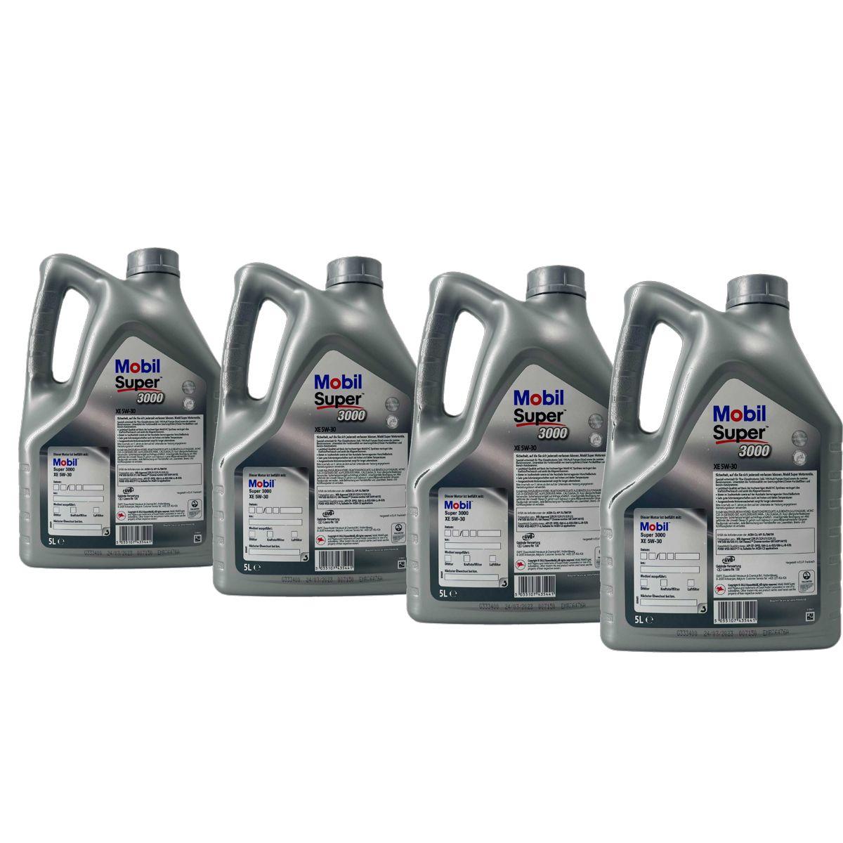 Mobil Super 3000 XE 5W-30 4x5 Liter
