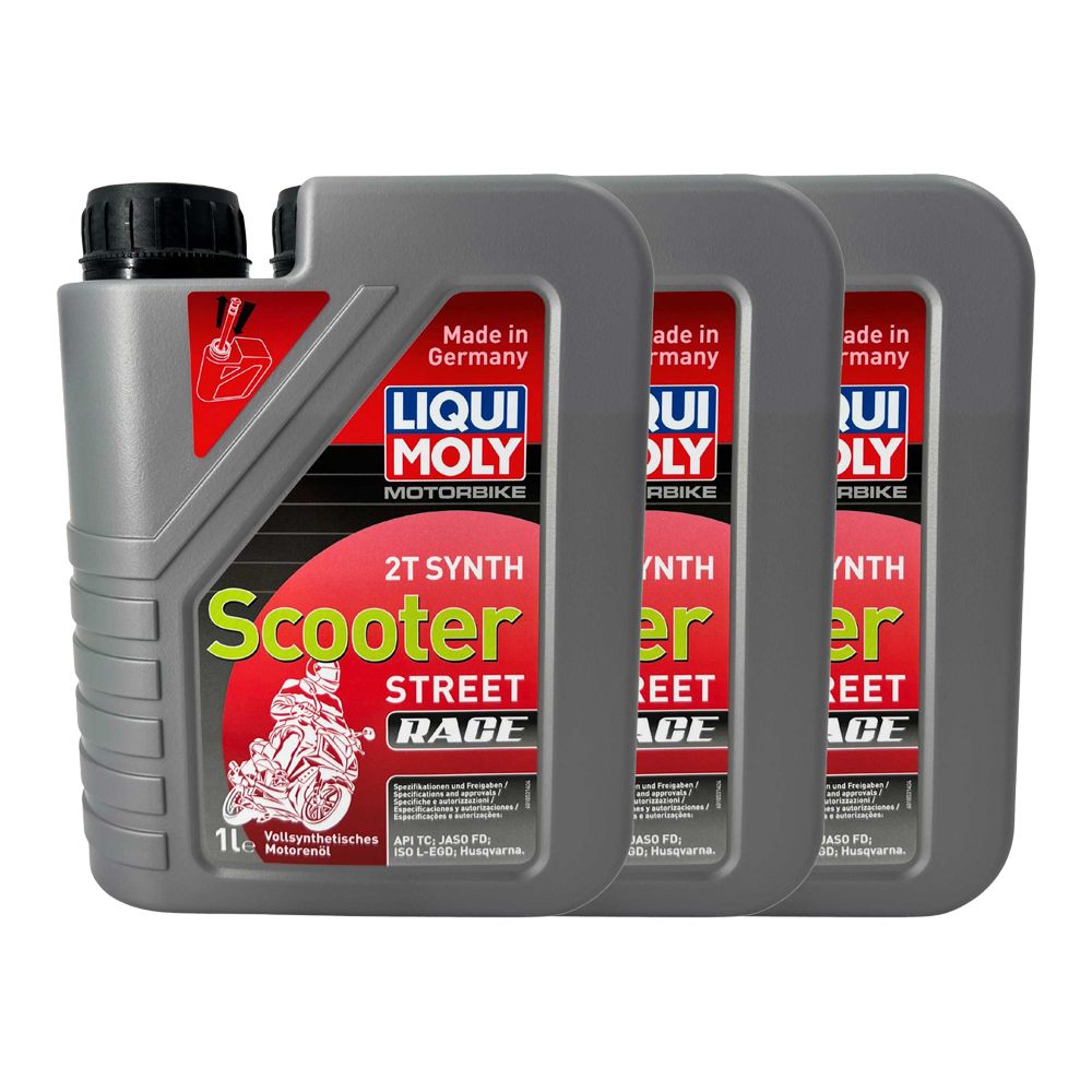Liqui Moly Motorbike 2T Synth Scooter Race 3x1 Liter