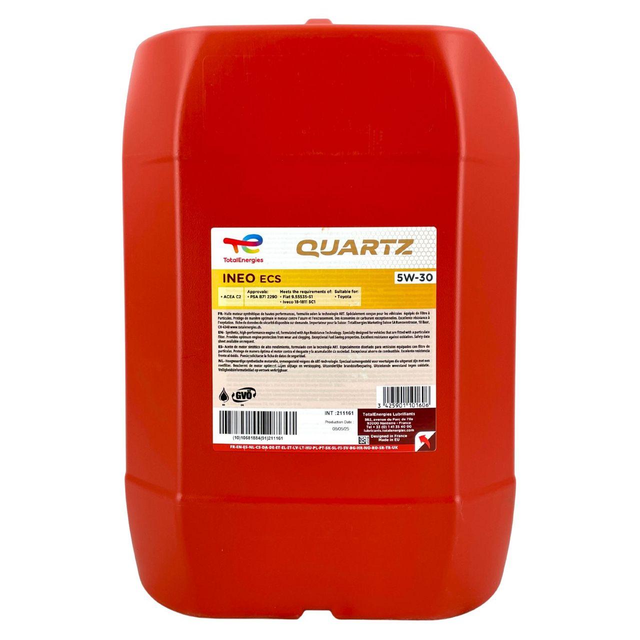 Total Quartz Ineo ECS 5W-30 20 Liter