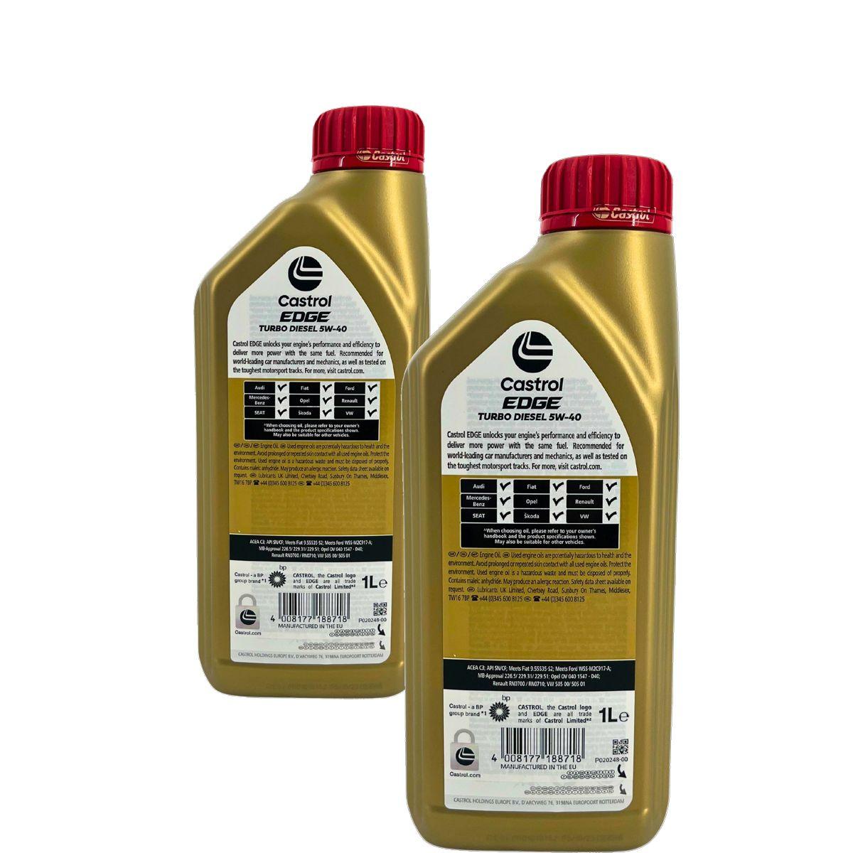 Castrol Edge TD 5W-40 2x1 Liter