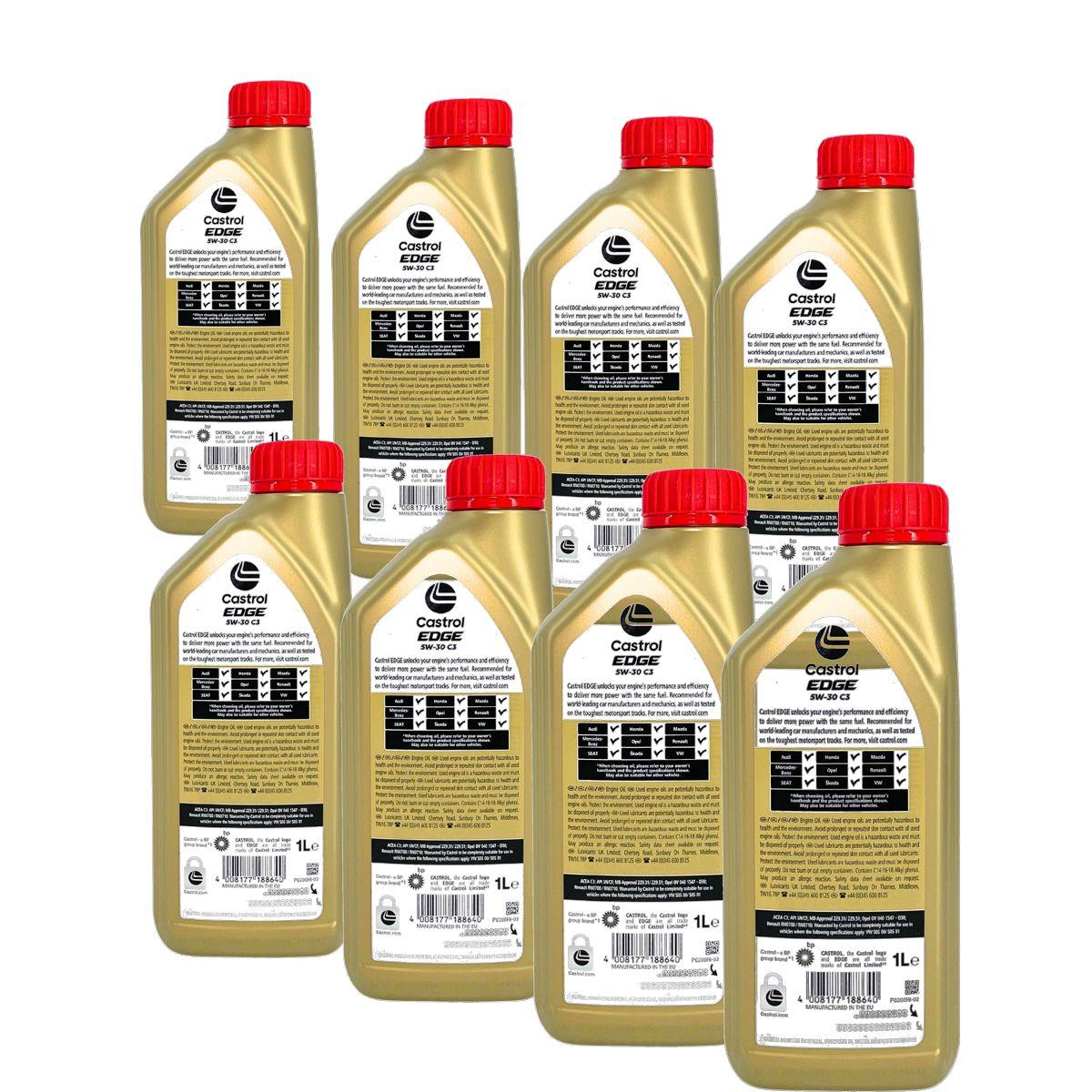 Castrol Edge 5W-30 C3 8x1 Liter