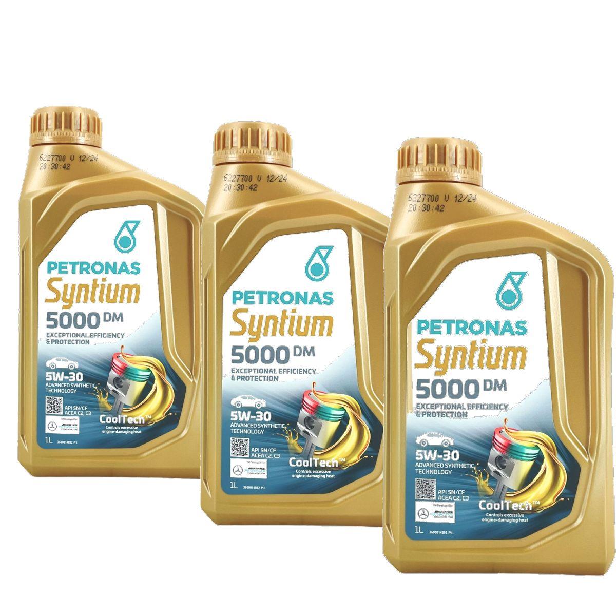 Petronas Syntium 5000 DM 5W-30 SN 3x1 Liter