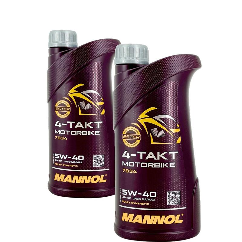 Mannol 4-Takt Motorbike 5W-40 2x1 Liter