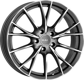 MAK FABRIK gun metal mirror face 8.5Jx19 5x112 ET25