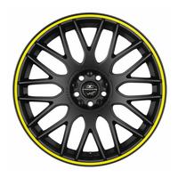 BARRACUDA KARIZZMA mattblack puresports color trim gelb 8.0Jx18 4x100+108 ET33