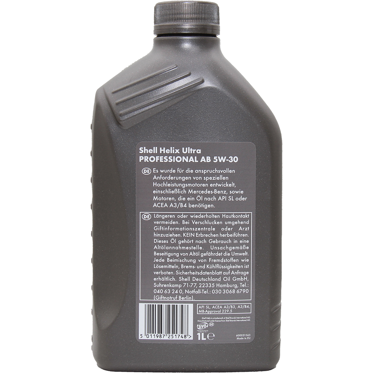 Shell Helix Ultra Professional AB 5W-30 1 Liter