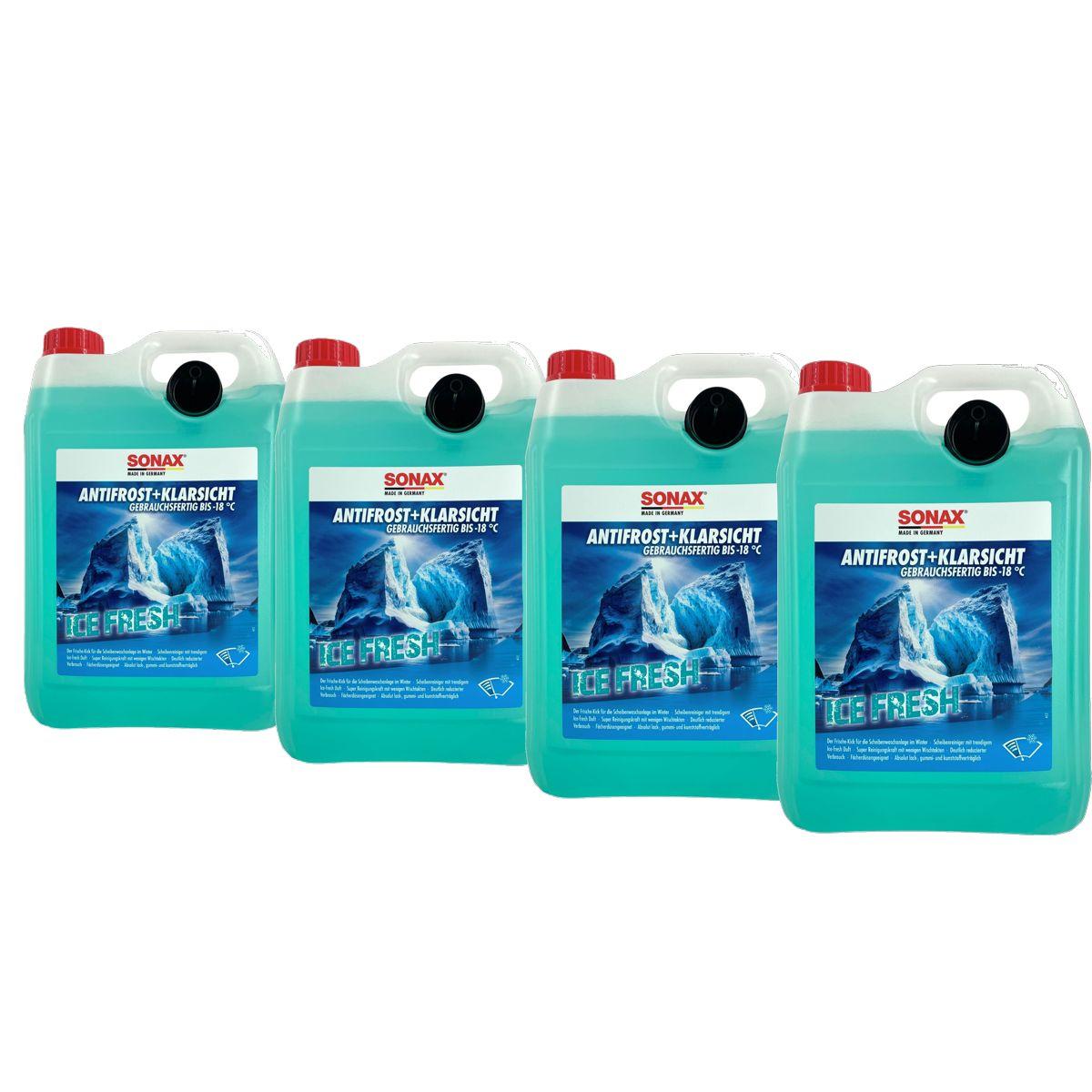 Sonax AntiFrost+KlarSicht bis -18 °C Ice-fresh 4x5 Liter
