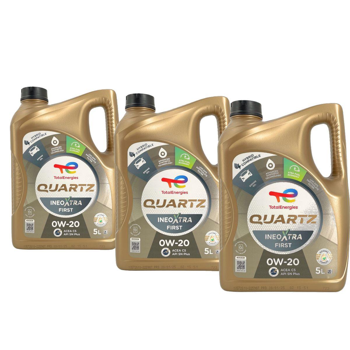 Total Quartz Ineo Xtra First 0W-20 3x5 Liter