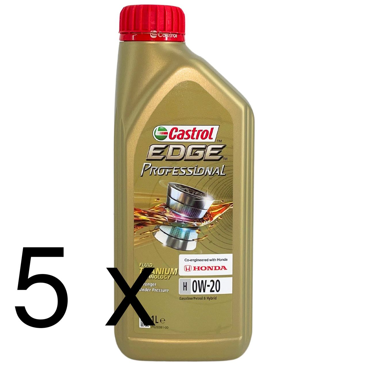Castrol Edge Professional Fluid Titanium H 0W-20 5x1 Liter