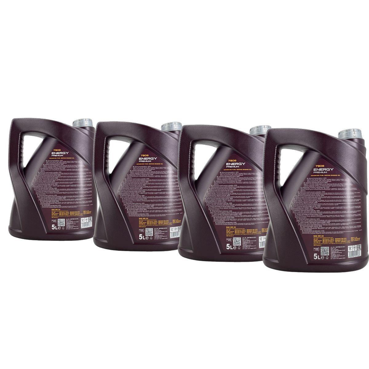 Mannol Energy Premium 5W-30 4x5 Liter