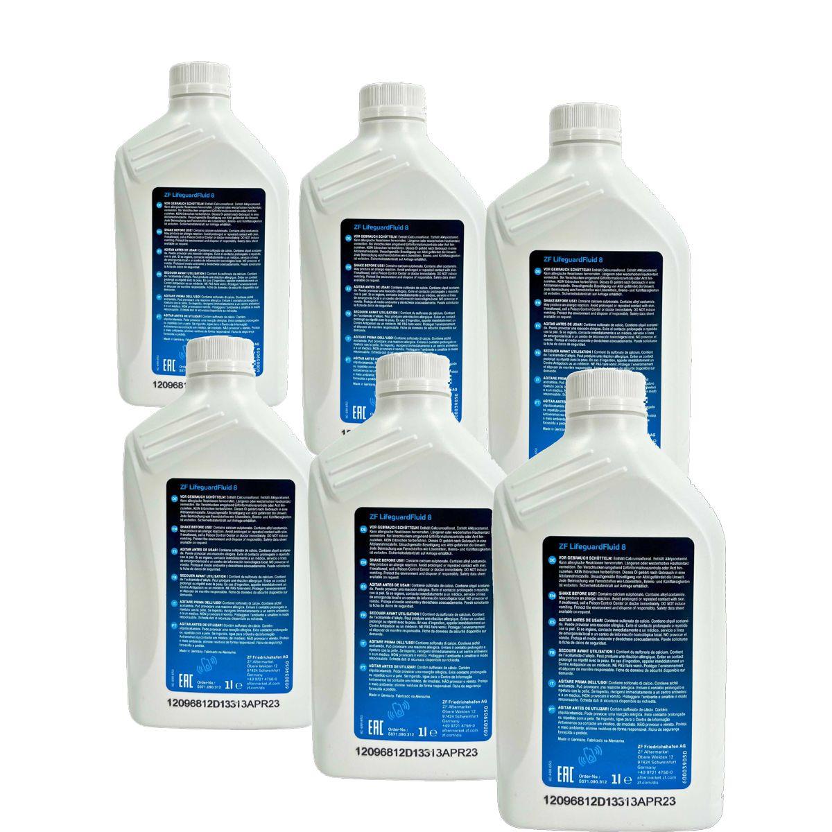 ZF Lifeguard 8 Getriebeöl 6x1 Liter