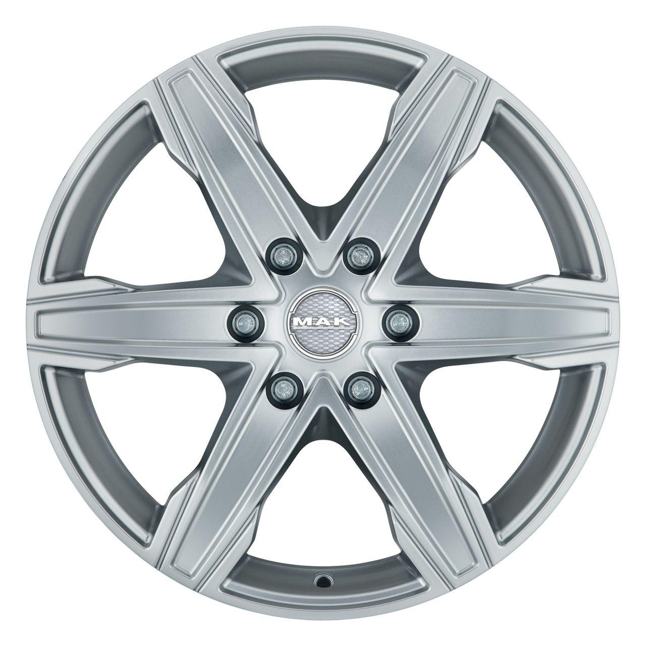 MAK KING 6 silber 8.0Jx18 6x130 ET50