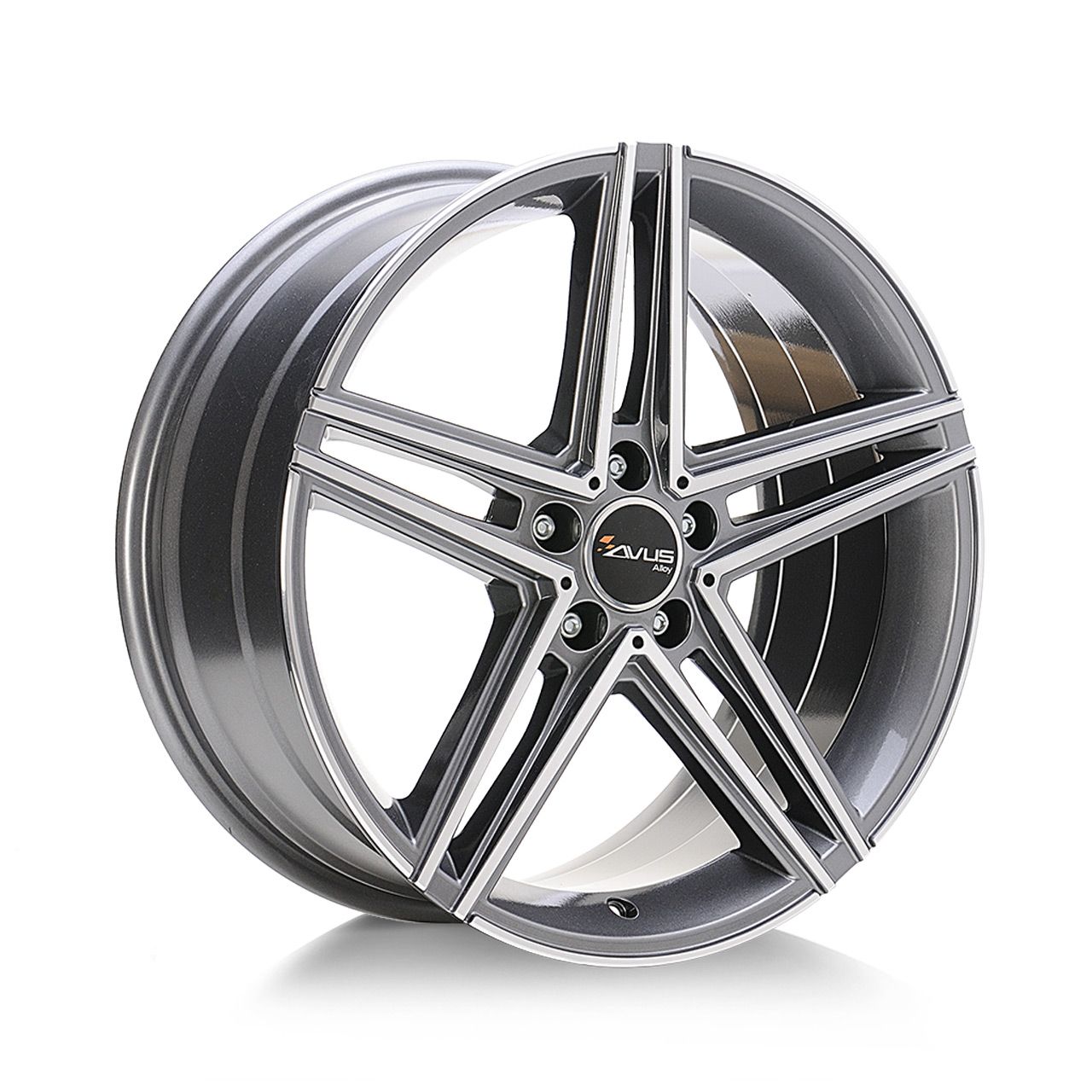 AVUS RACING AC-515 anthracite polished 8.5Jx18 5x112 ET45
