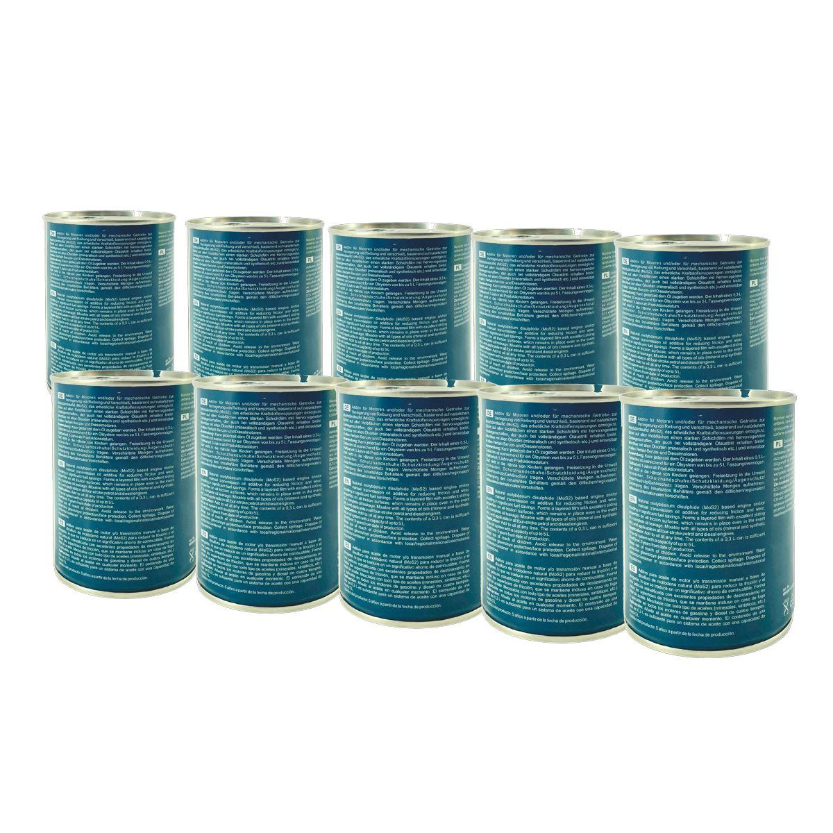 Mannol Molibden Additive Motoröl und Schaltgetriebeöl Additiv 10x300 ML