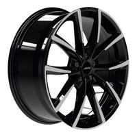 AUTEC TYP AS - ASTANA schwarz poliert 8.0Jx19 5x108 ET55