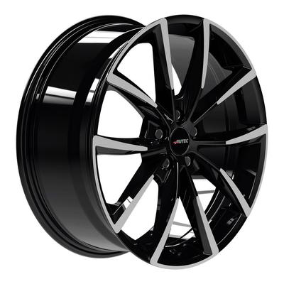 AUTEC TYP AS - ASTANA schwarz poliert 9.0Jx21 5x108 ET43