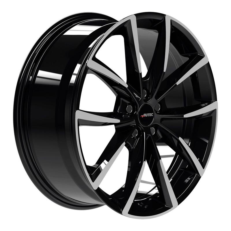 AUTEC TYP AS - ASTANA schwarz poliert 8.0Jx19 5x108 ET55
