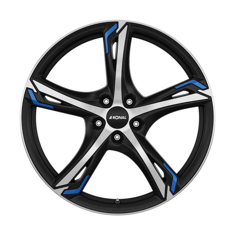 RONAL RONAL R62 BLUE jetblack-matt-frontkopiert 7.5Jx17 5x114.3 ET40