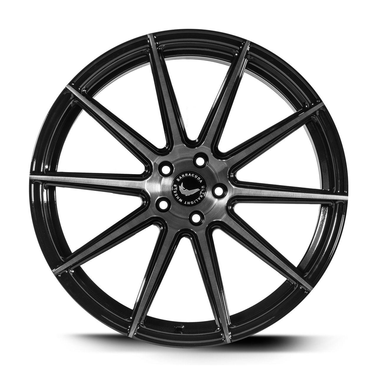 BARRACUDA PROJECT 2.0 Higloss-Black brushed Surface 10.5Jx21 5x112 ET19