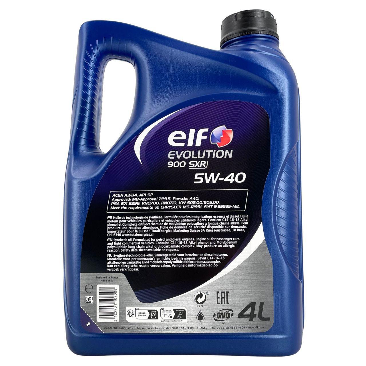 Elf Evolution 900 SXR 5W-40 4 Liter