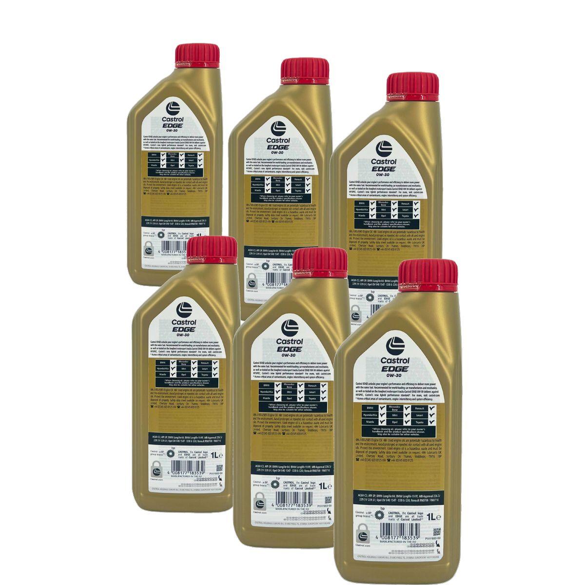 Castrol Edge 0W-30 6x1 Liter