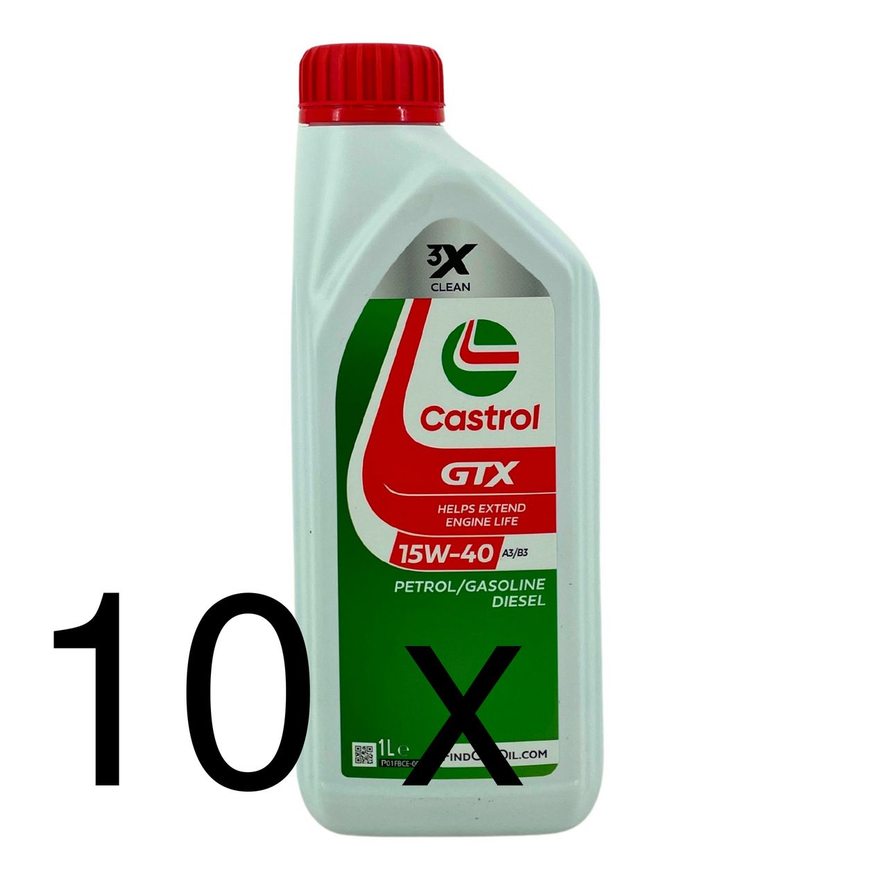 Castrol GTX 15W-40 A3/B3 10x1 Liter