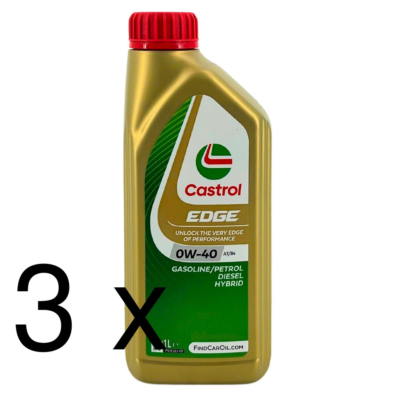 Castrol Edge 0W-40 A3/B4 3x1 Liter