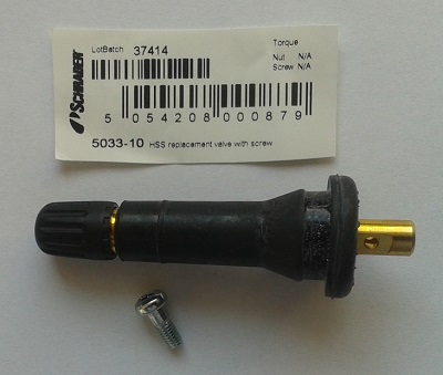 Schrader HSS REPLACEMENT VALVE WITH SCREW