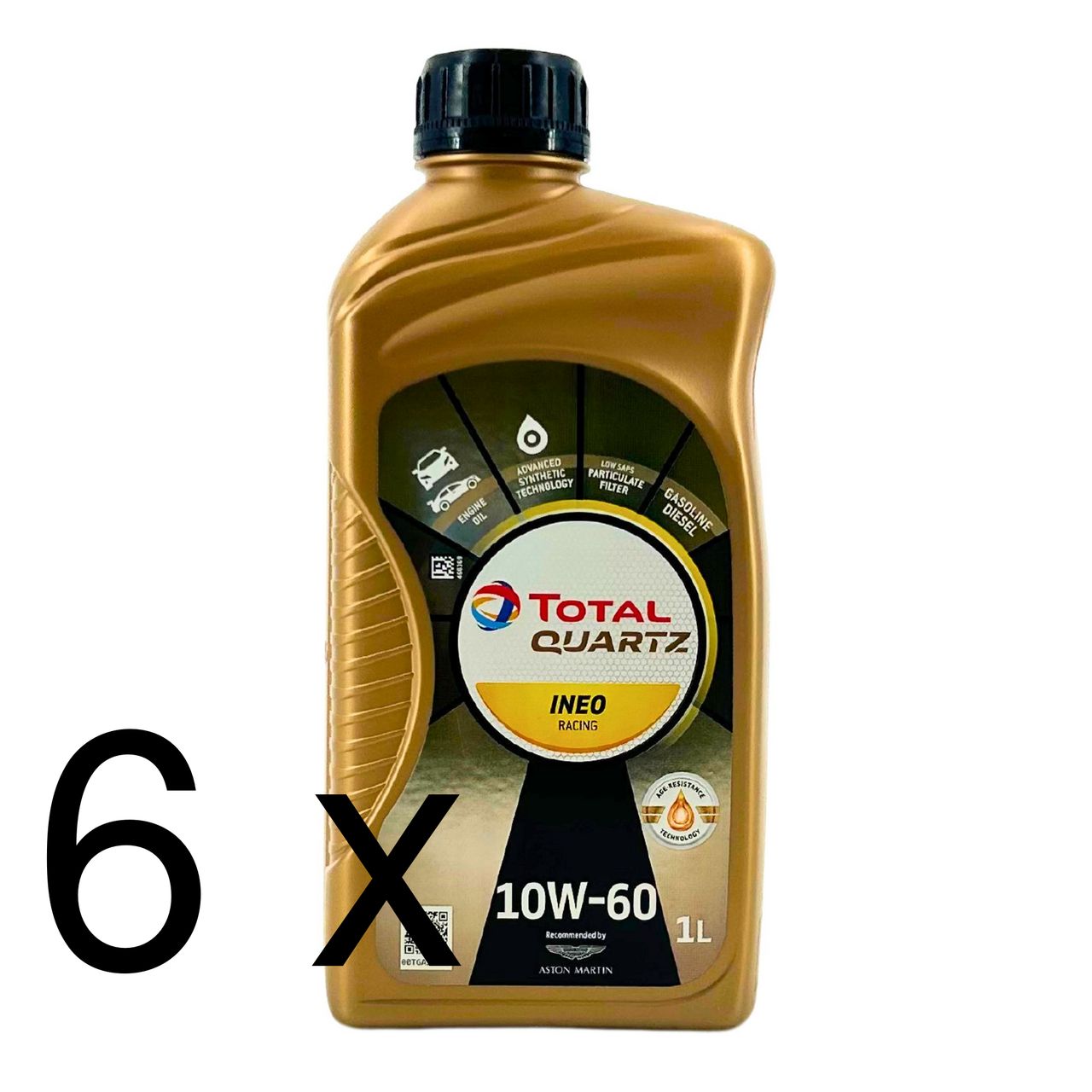Total Quartz Ineo Racing 10W-60 6x1 Liter