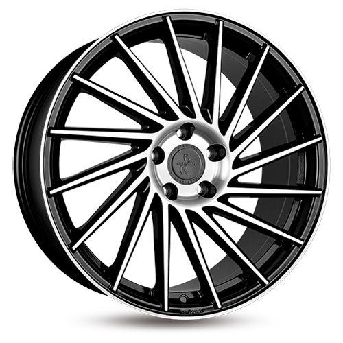 KESKIN WHEELS KT17 HURRICANE black lip polish 8.0Jx18 5x112 ET45