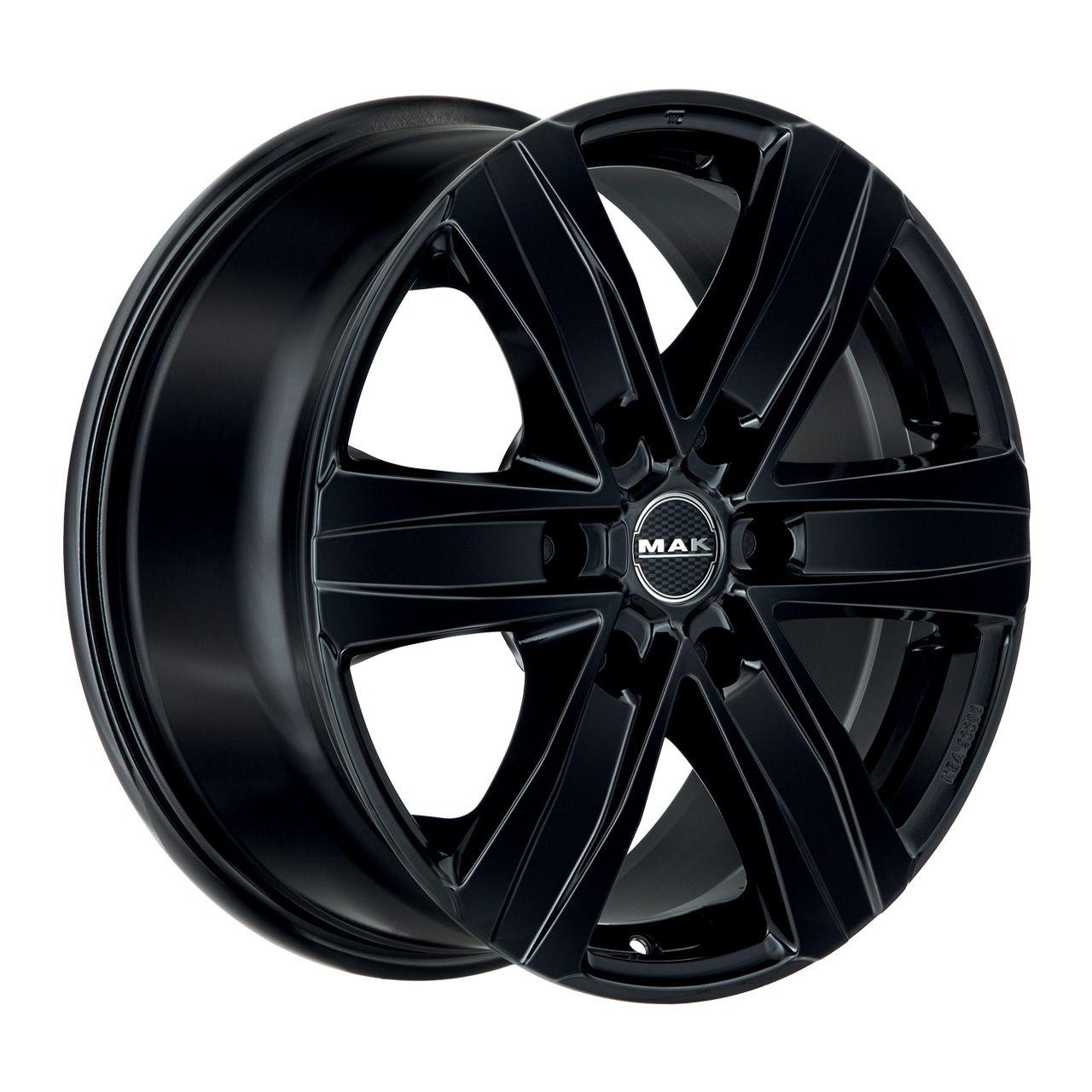 MAK STONE 6 schwarz glänzend 8.5Jx20 6x139.7 ET38