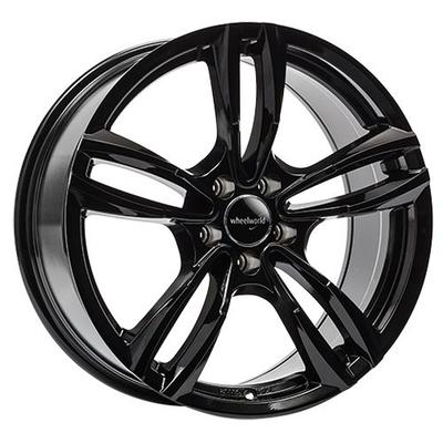 WHEELWORLD-2DRV WH29 black glossy painted 8.5Jx18 5x112 ET35