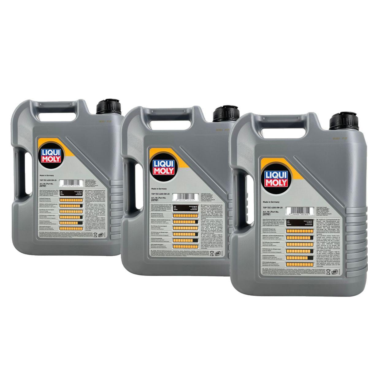 Liqui Moly Top Tec 6200 0W-20 3x5 Liter