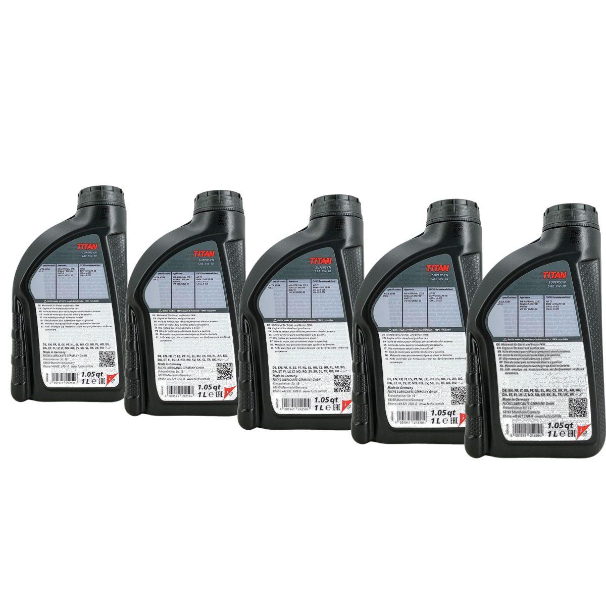 Fuchs Titan Supersyn 5W-30 5x1 Liter