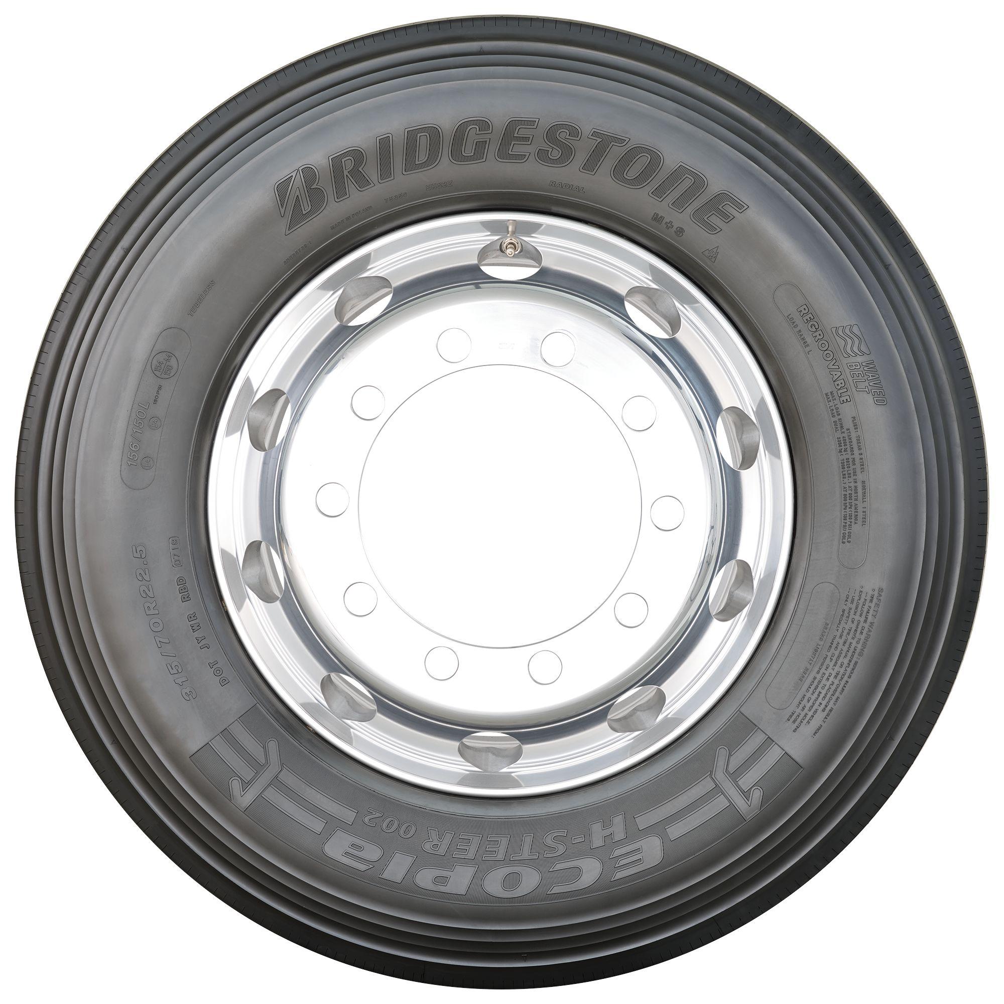BRIDGESTONE 355/50 R 22.5 TL 156L ECOPIA H-STEER 002 M+S 3PMSF RFID