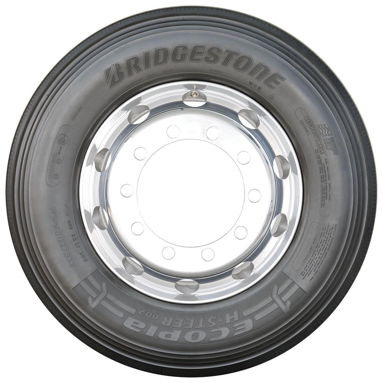 BRIDGESTONE 355/50 R 22.5 TL 156L ECOPIA H-STEER 002 M+S 3PMSF RFID
