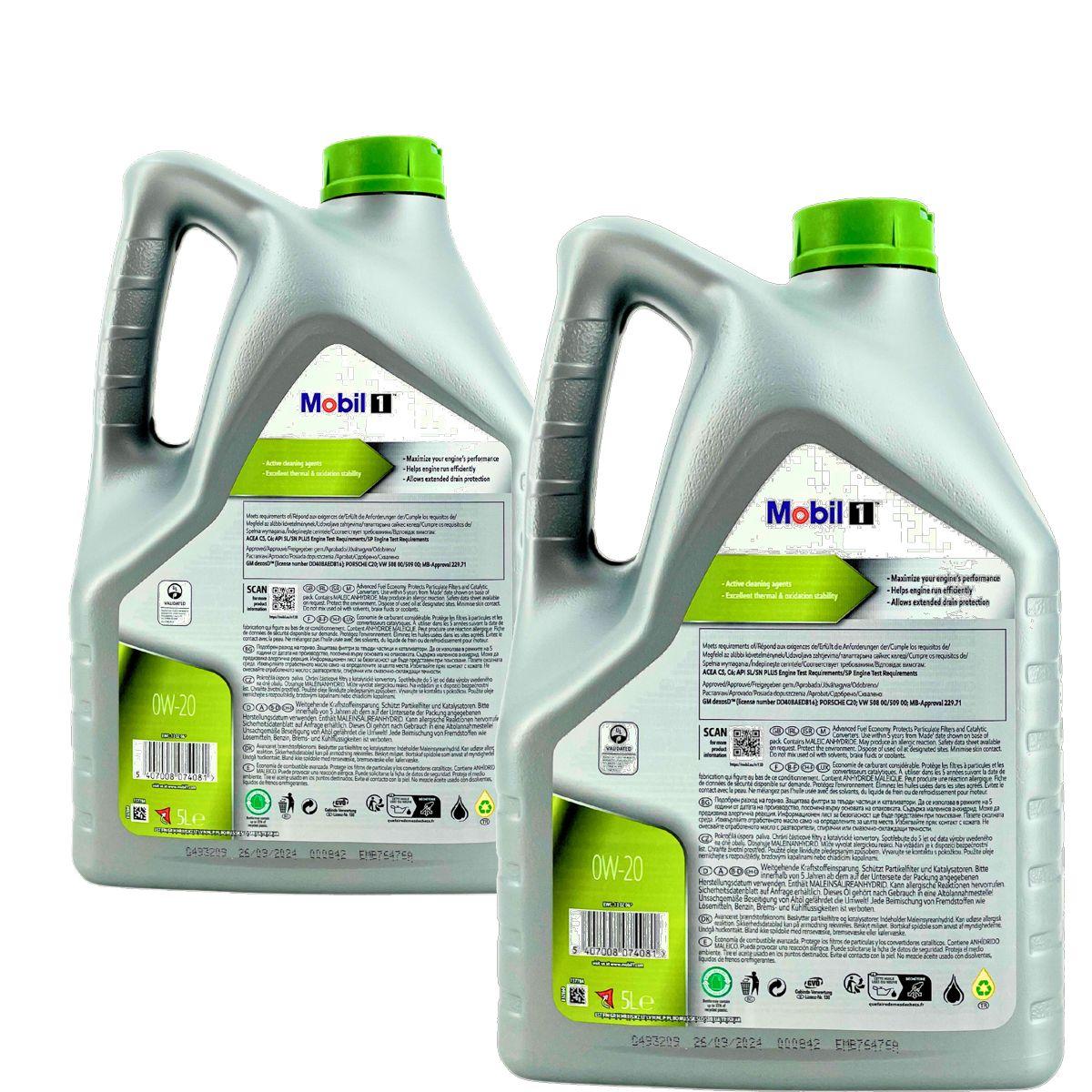 Mobil 1 ESP X2 0W-20 2x5 Liter