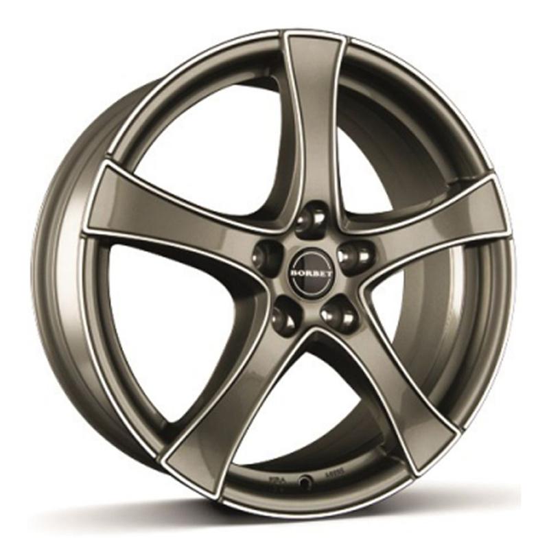 BORBET DESIGN F2 graphit poliert 7.5Jx18 5x112 ET52