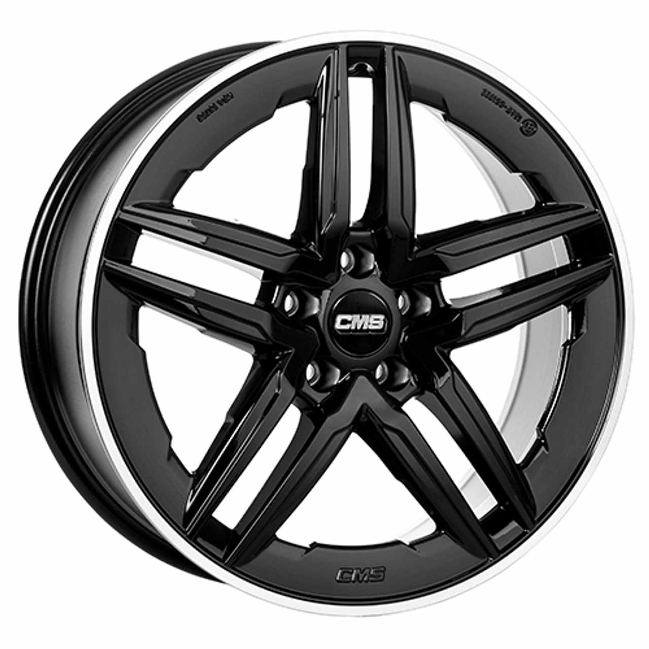 CMS C29-AERO diamond rim black gloss 8.0Jx19 5x112 ET27