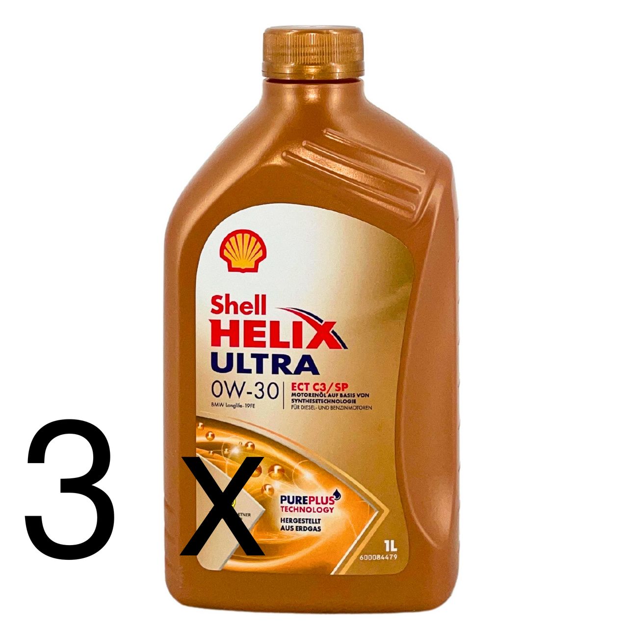 Shell Helix Ultra ECT C3 SP 0W-30 3x1 Liter
