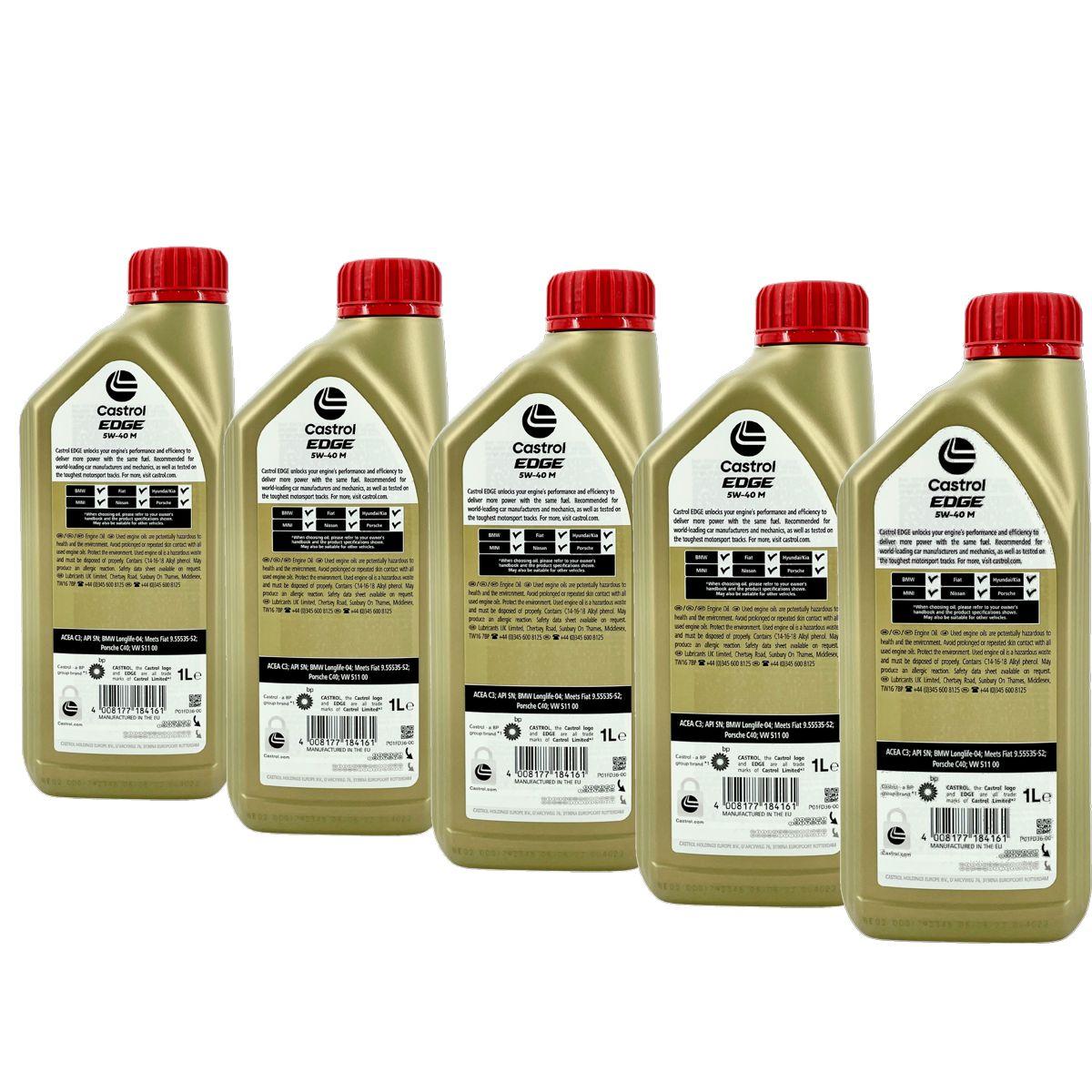 Castrol Edge 5W-40 M 5x1 Liter